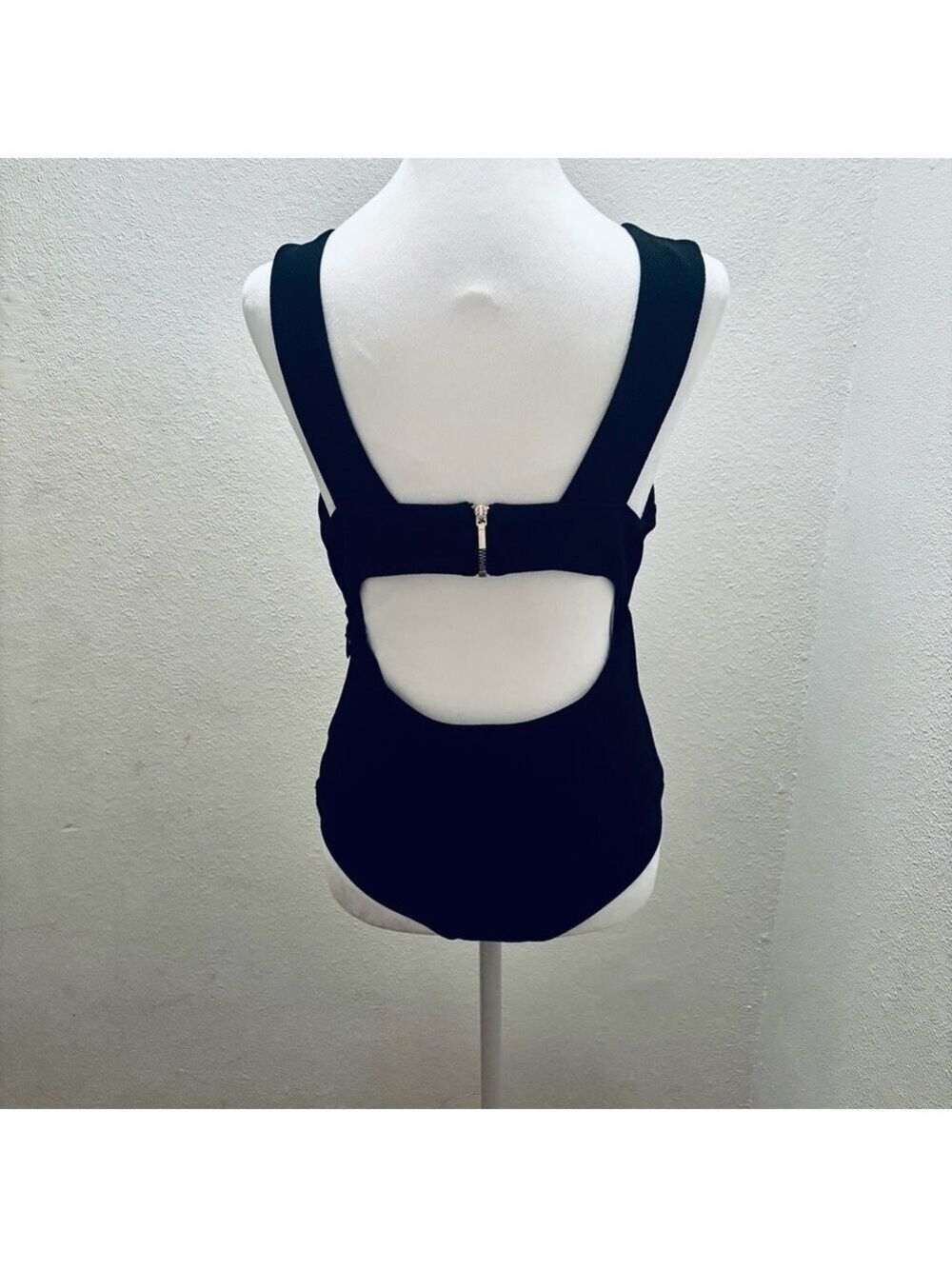 Bebe Black Sleeveless V-Neck Bodysuit Top - Picture 8 of 11